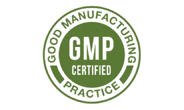 GMP certified quality badge